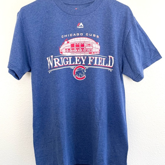 Chicago Cubs MLB Majestic Wrigley Field Magic Moments T shirt size Medium Men’s - Picture 7 of 7
